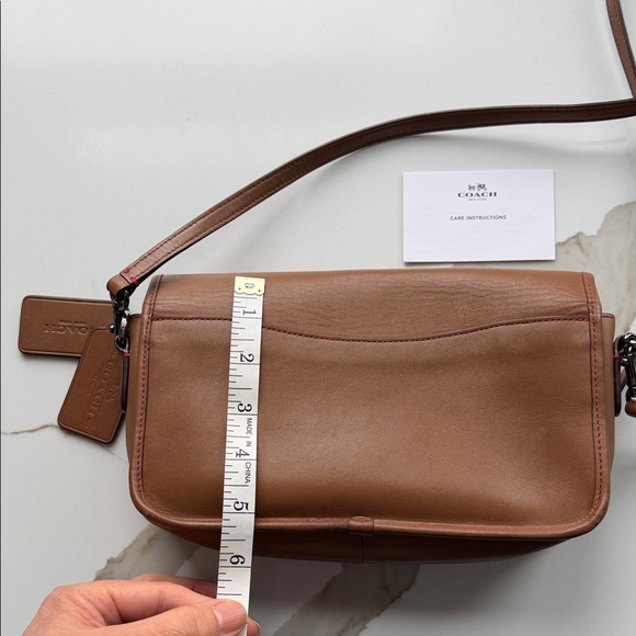 Coach Tan Leather Crossbody Bag - Picture 4 of 4